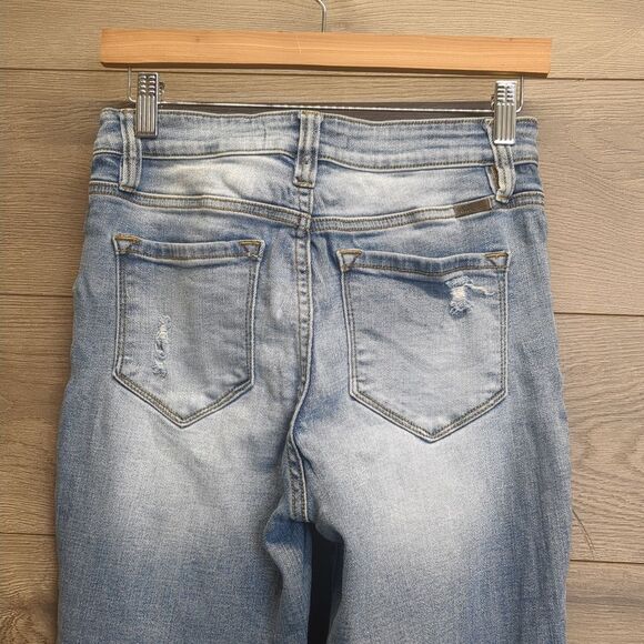 KanCan Stretch Distressed Skinny Ankle Jeans Women's Size 7 - Picture 8 of 10